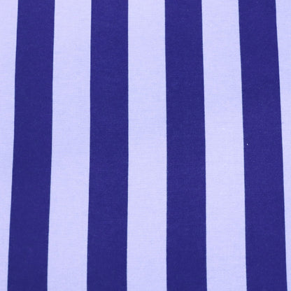 100% Cotton Brushed Cotton Striped Fabric - Purple and Lilac