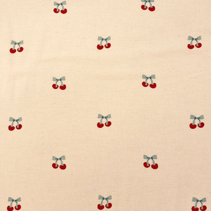 Brushed Cotton - Cream - Cherries