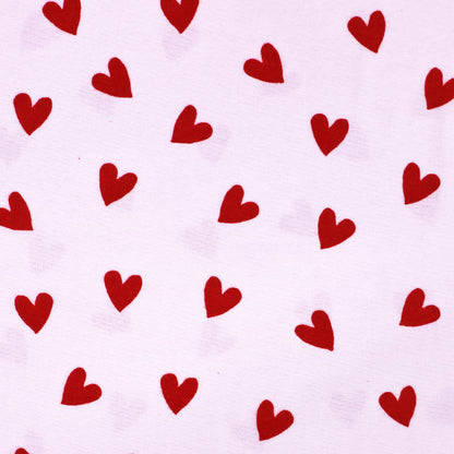 Brushed Cotton - White/Red - Amour