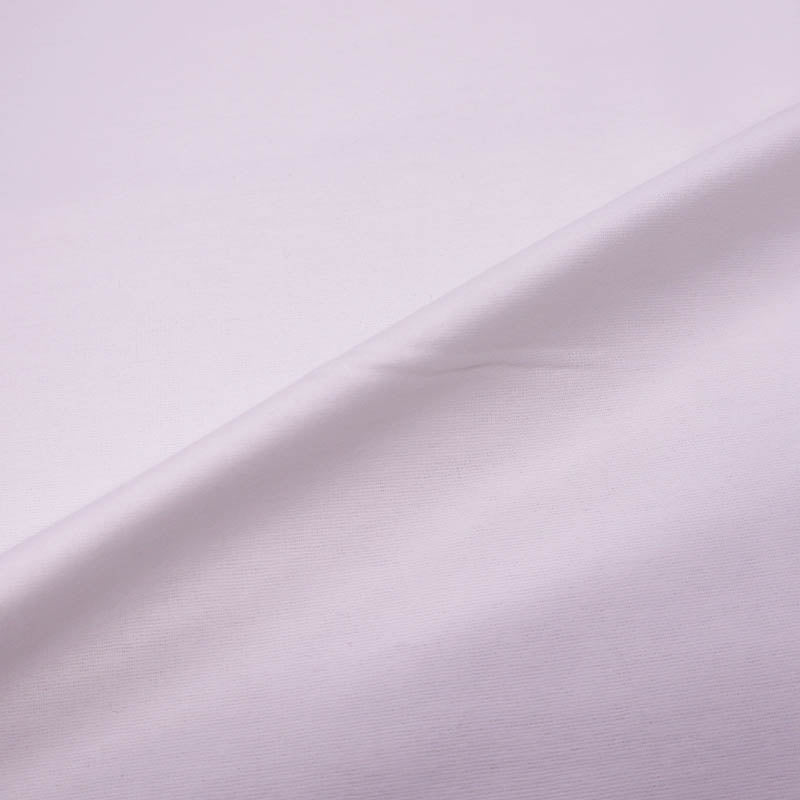 100% Cotton Brushed Cotton Flannel Fabric - White
