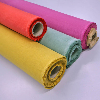 70CM REMNANT Home Furnishing Fabric Brushed Panama Weave - Sorbet Pink