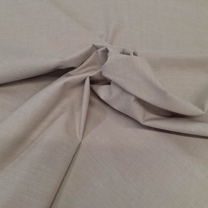 Chambray Cotton - Putty