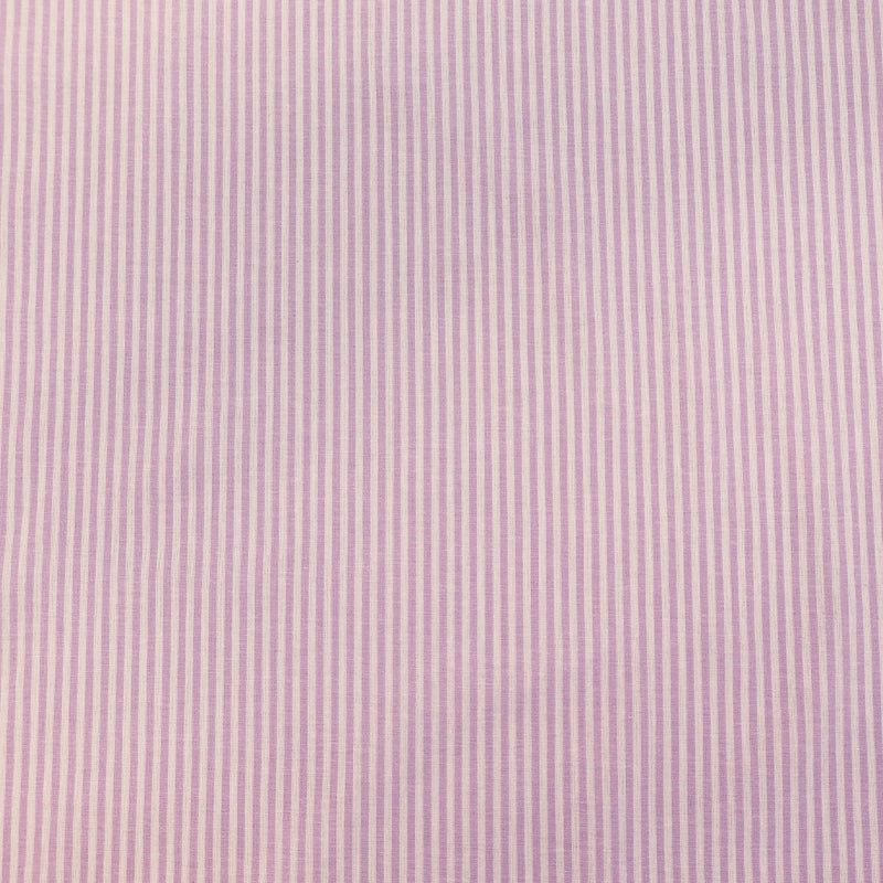 Chambray Cotton - Stripe - Lavender