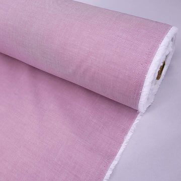 100% Cotton Chambray Fabric - Mauve
