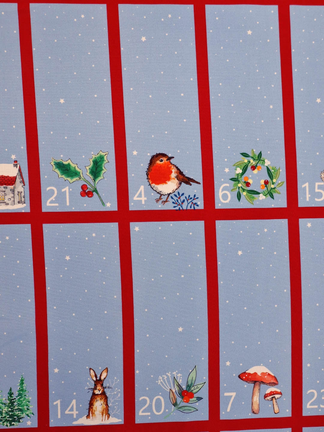 Christmas Advent Calendar Panel - Season Greetings