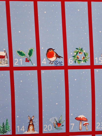 Christmas Advent Calendar Panel - Season Greetings