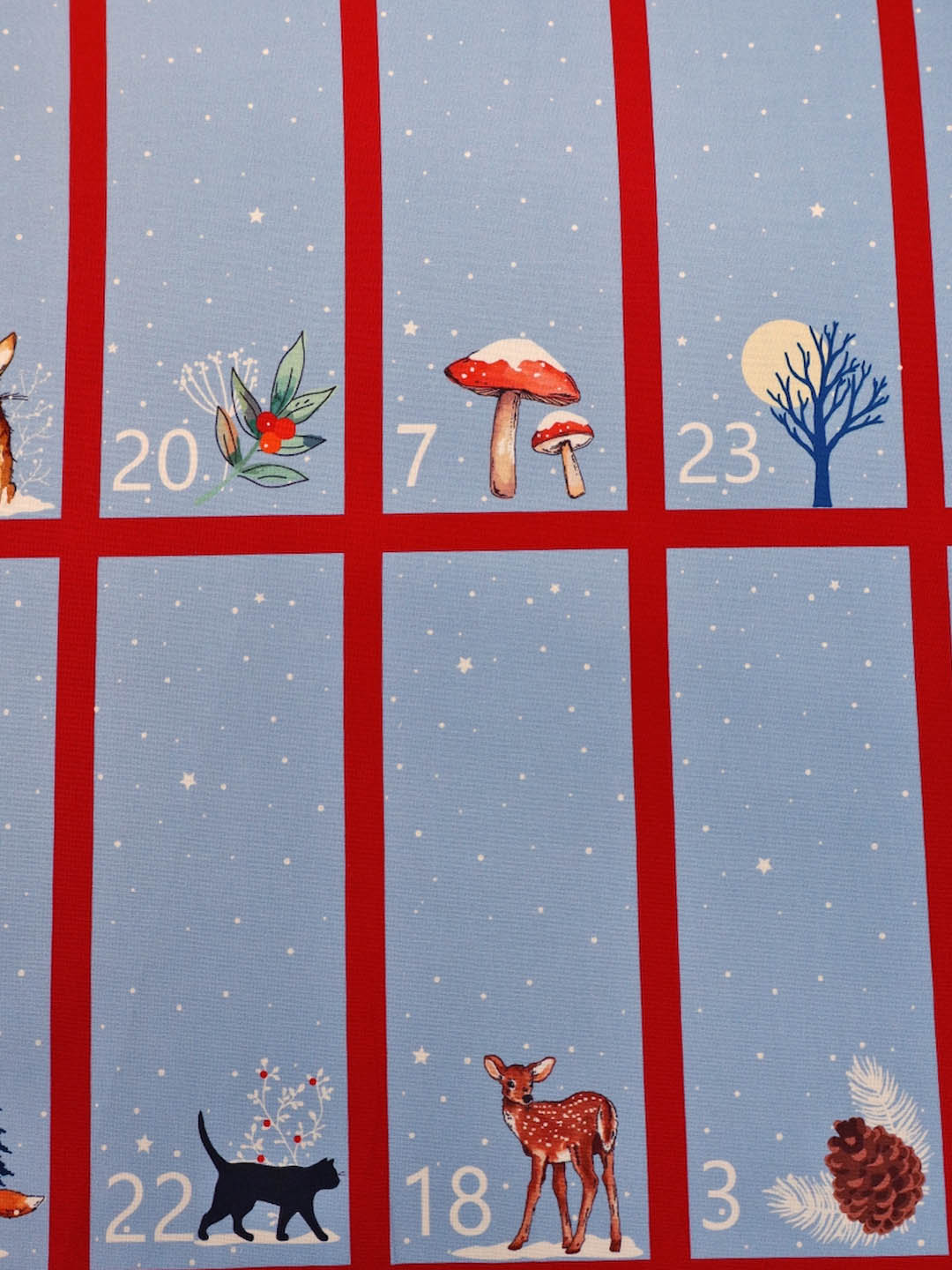 Christmas Advent Calendar Panel - Season Greetings