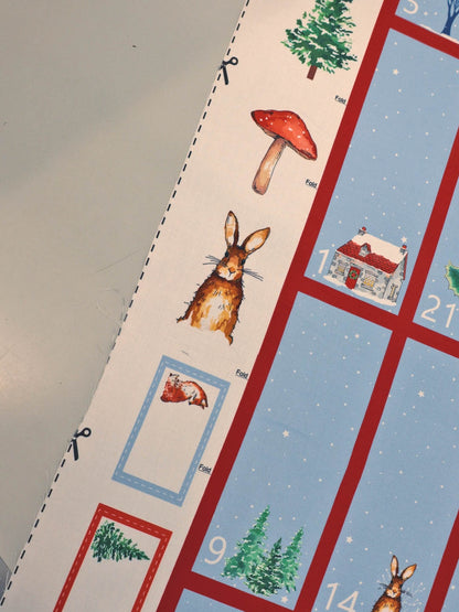 Christmas Advent Calendar Panel - Season Greetings