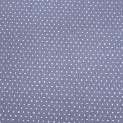 100% Cotton Grey Cotton Fabric - Star Print