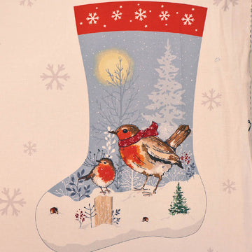 Christmas Stocking Panel - Winter Walk