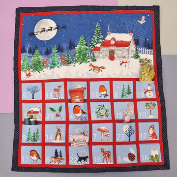 Christmas Advent Calendar Panel - Season Greetings