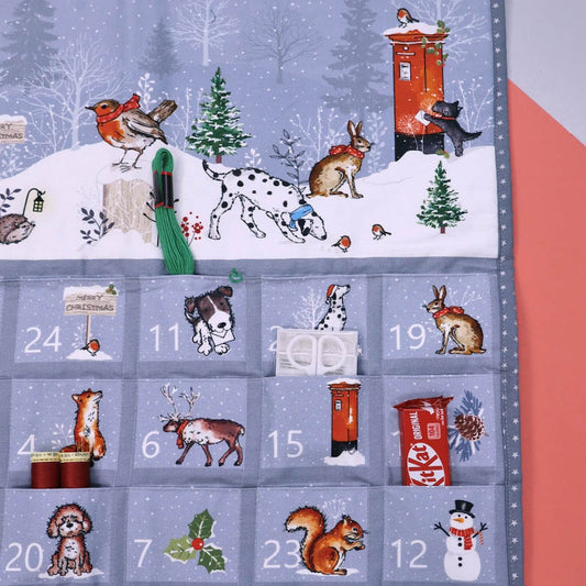 Christmas Advent Calendar Panel - Winter Walk