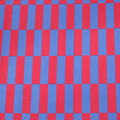 Cotton Canvas - Pink and Blue - Hoxton