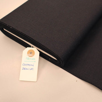 Deadstock Cotton Denim - Black