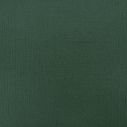 100% Cotton Double Gauze Fabric - Dark Pine Green