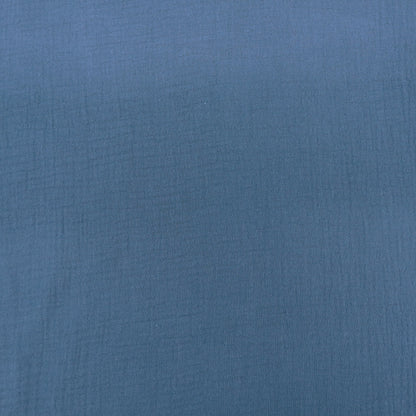 Cotton Double Gauze  - Dusky Blue