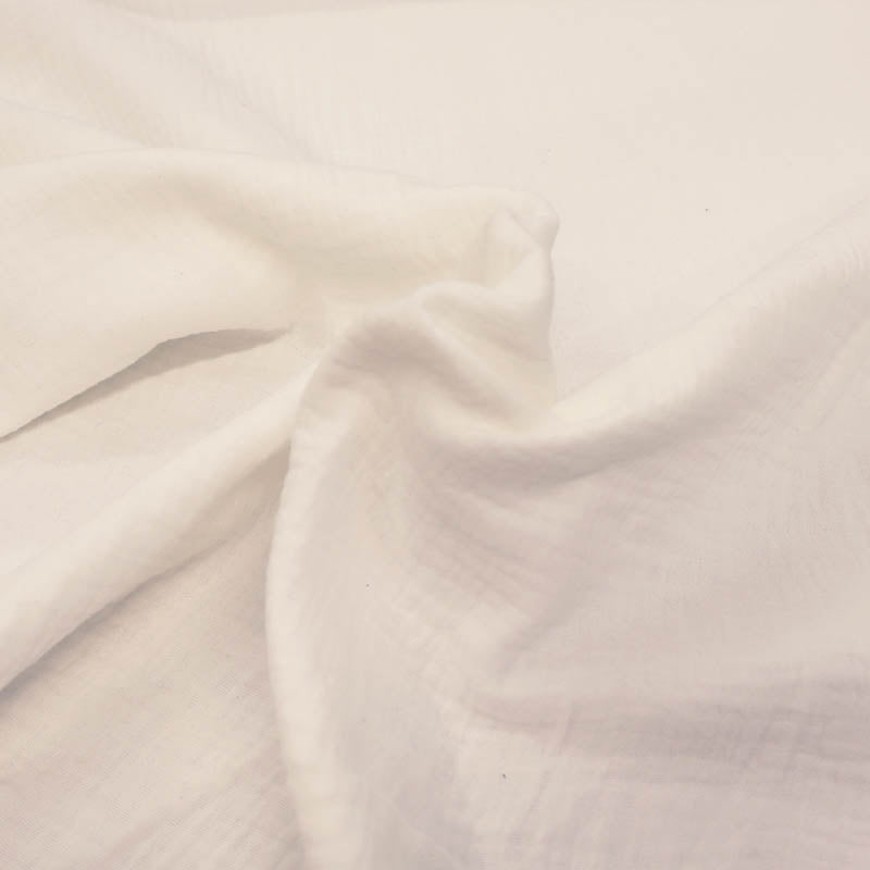 Cotton Double Gauze  - Natural White