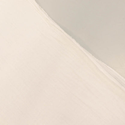 Cotton Double Gauze  - Natural White