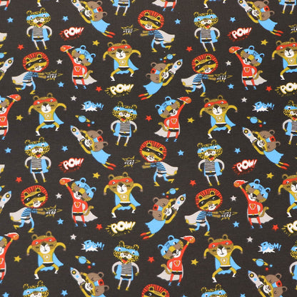 Cotton Elastane Jersey - Black - POW!
