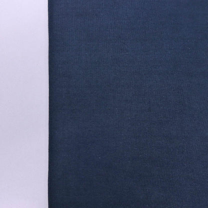 95% Cotton 5% Elastane Dark Blue Tubular Ribbing Fabric
