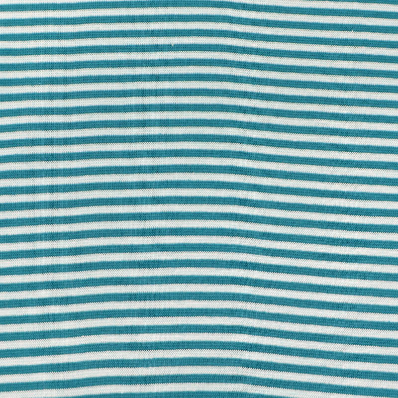 Cotton Rich Ribbing - Stripe - Spearmint