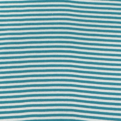 Cotton Rich Ribbing - Stripe - Spearmint