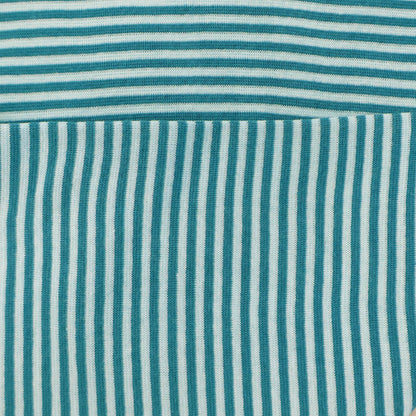 Cotton Rich Ribbing - Stripe - Spearmint