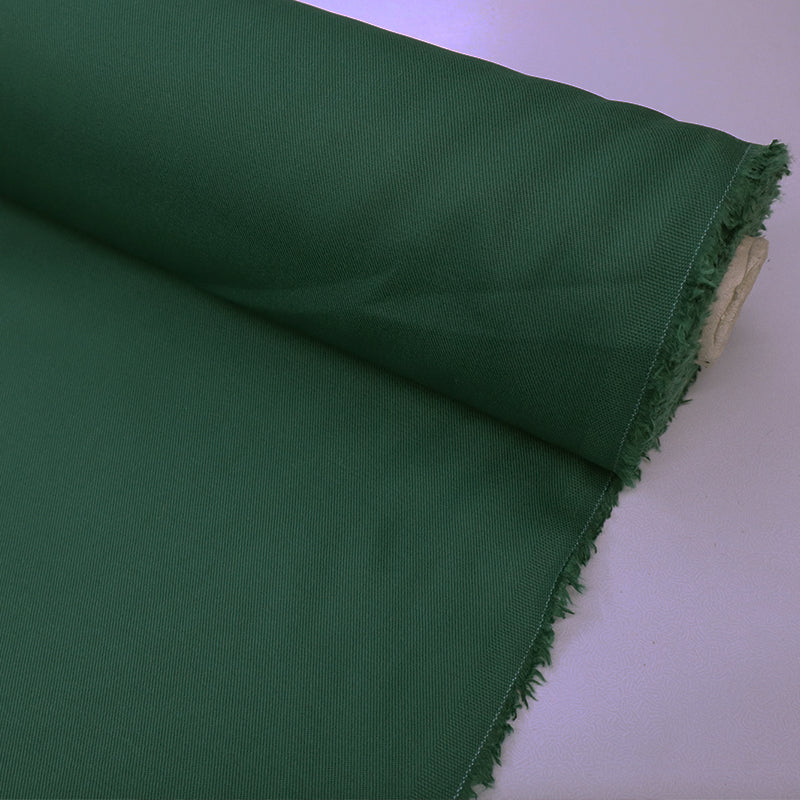100% CottonBottle Green Cotton Twill Fabric