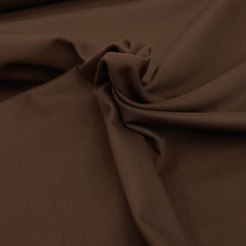 Deadstock Cotton Twill - Chocolate Brown