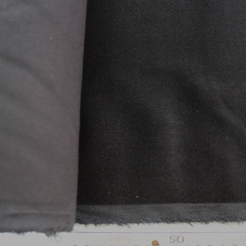 Black 100% Cotton Velveteen Fabric