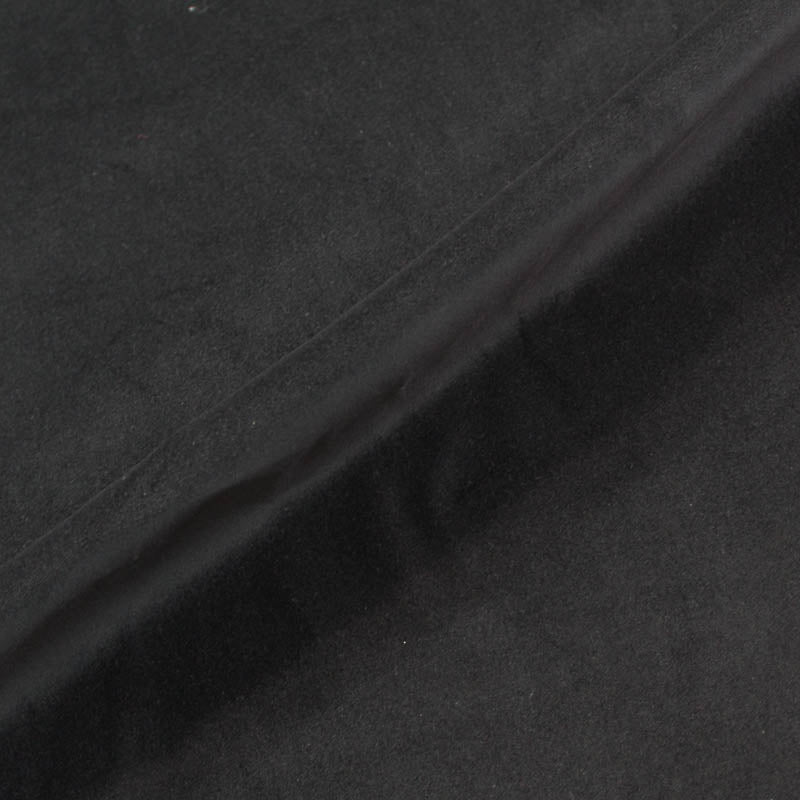 Black 100% Cotton Velveteen Fabric