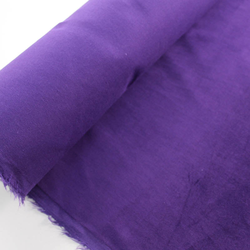 100% Cotton  Purple Velveteen Fabric