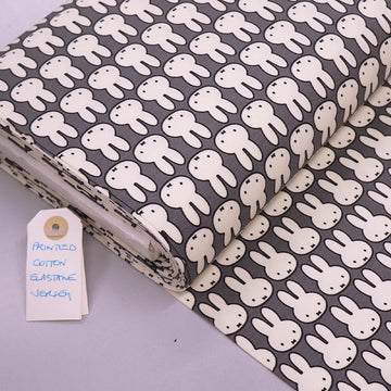 Cotton Elastane Jersey - Grey - Miffy