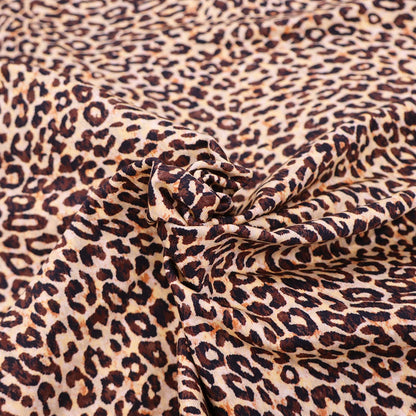 Cotton Elastane Jersey - Leopard