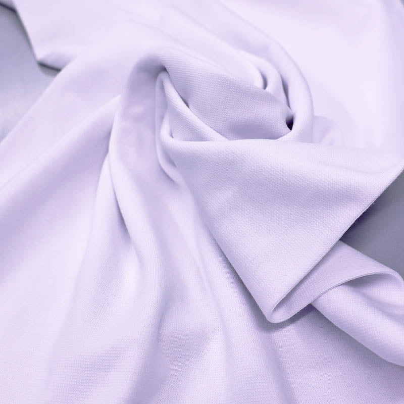 95% Cotton 5% Elastane White Tubular Ribbing Fabric