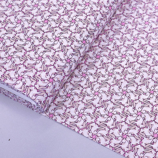 Deadstock Liberty Fabrics Tana Lawn™ - Tumbling Tails - Pink