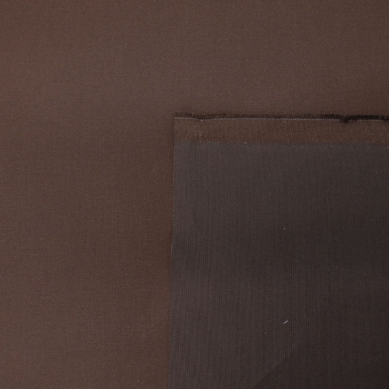 100% CottonPlain Brown Waxed Water Resistant Fabric