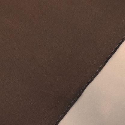 100% CottonPlain Brown Waxed Water Resistant Fabric