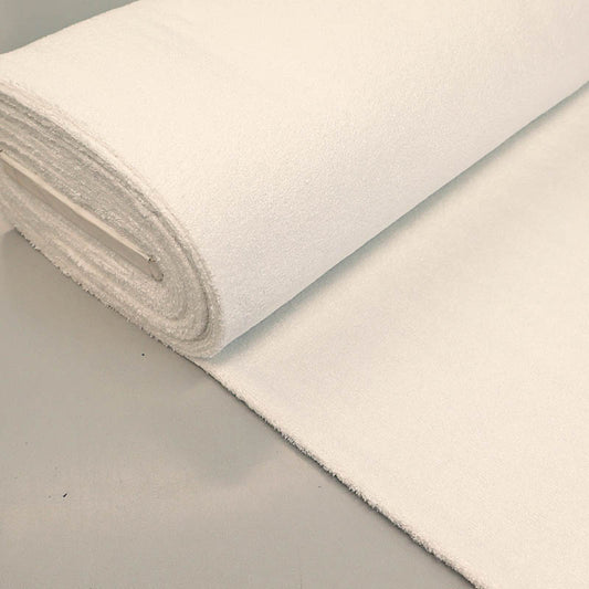 Deadstock Bamboo Towelling - Bright White