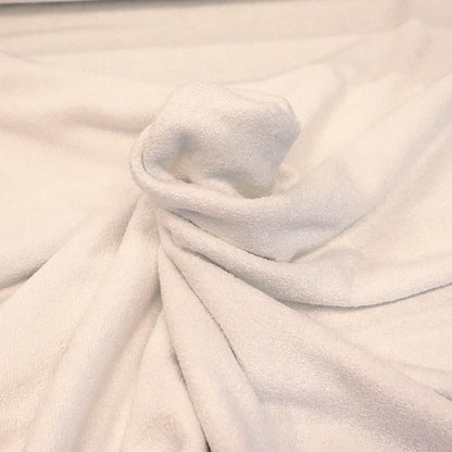 Deadstock Bamboo Towelling - Bright White