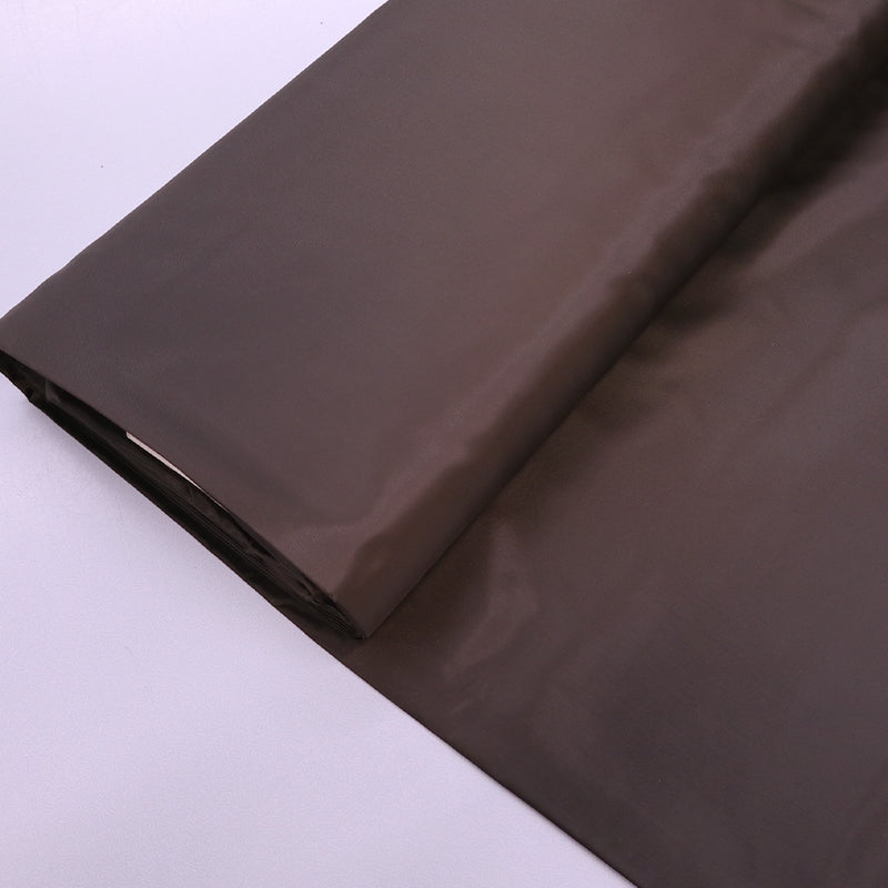 100% Polyester Anti Static Dark Brown Dress Lining Fabric