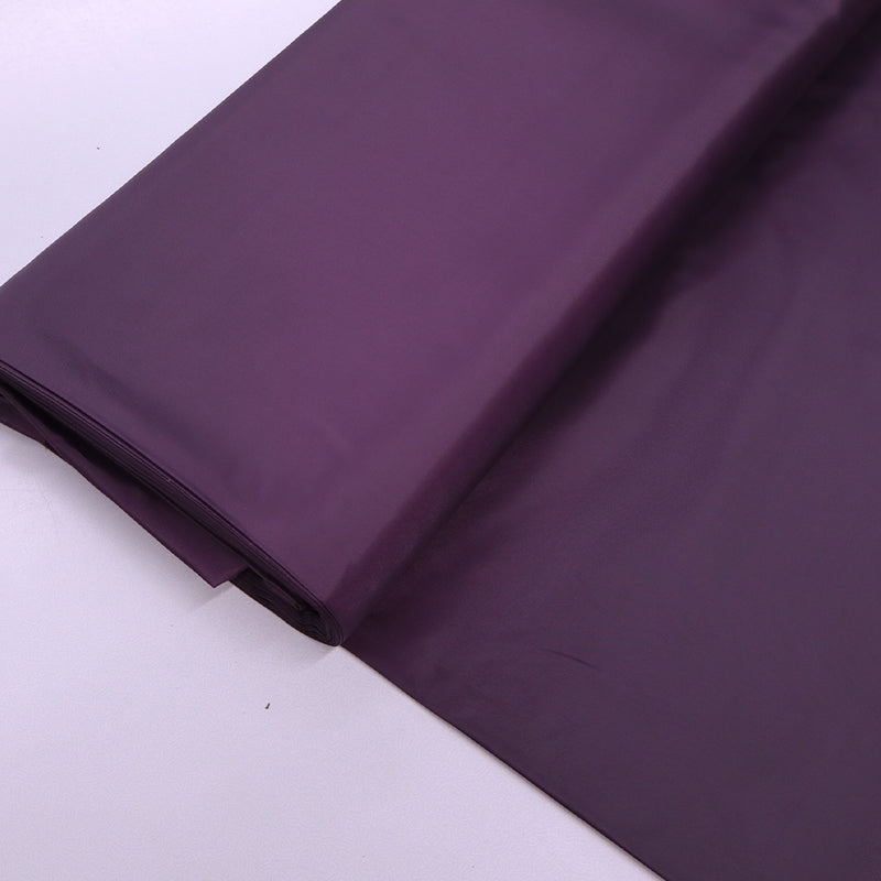 Dressmaking Anti Static Polyester Lining Fabric - Deep Purple