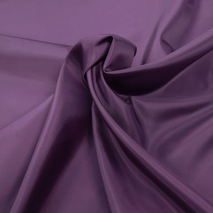 Dressmaking Anti Static Polyester Lining Fabric - Deep Purple
