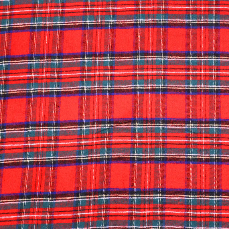 Dressmaking Brushed Cotton Check - Neville