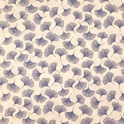 Dressmaking COTTON LAWN - Falling Ginkgo - WHITE