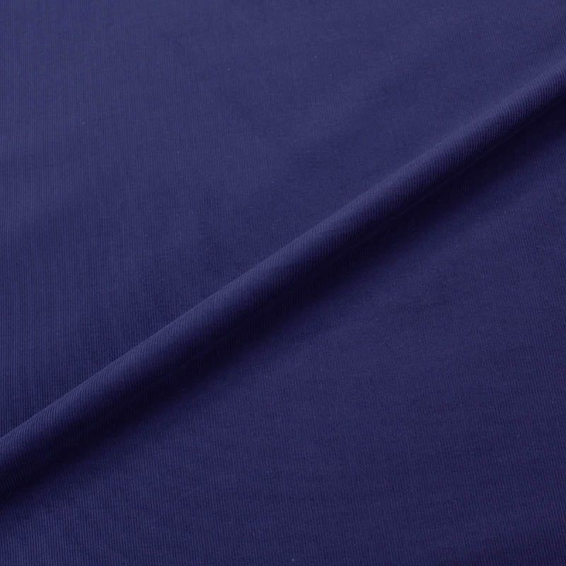 100% Cotton   Dark Blue Needlecord Fabric