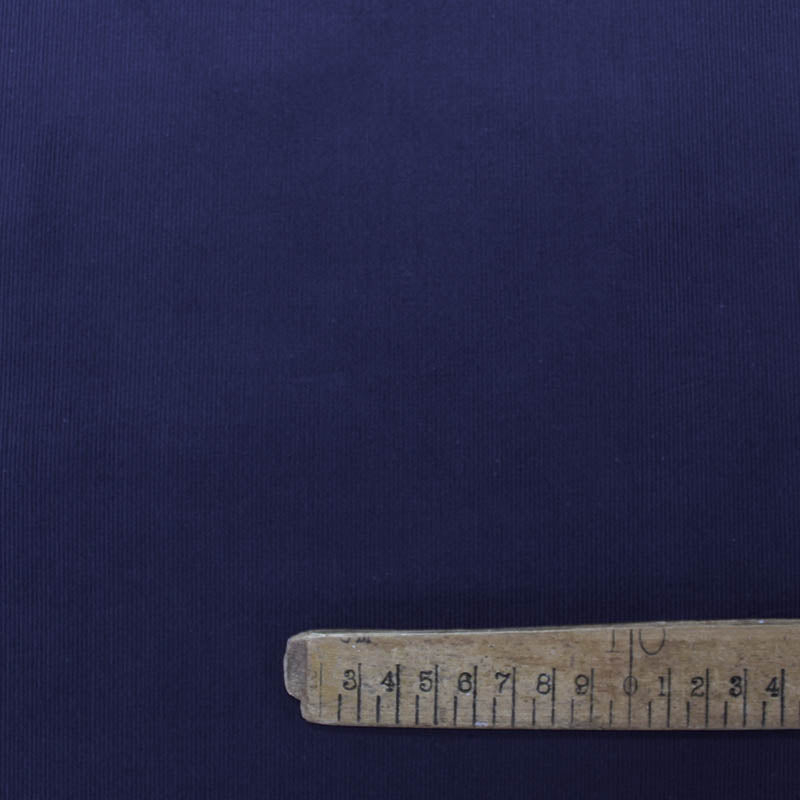 100% Cotton   Dark Blue Needlecord Fabric