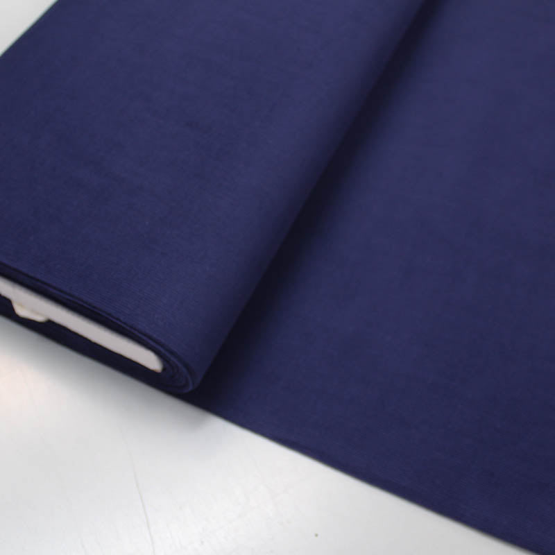 100% Cotton   Dark Blue Needlecord Fabric