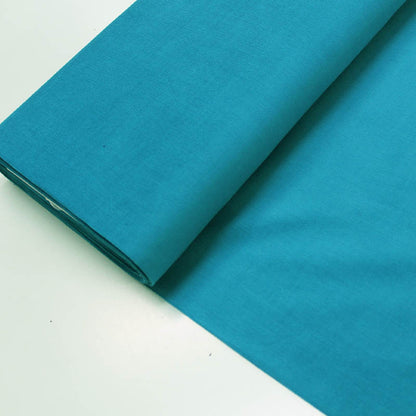 100% Cotton   Bright Blue Needlecord Fabric