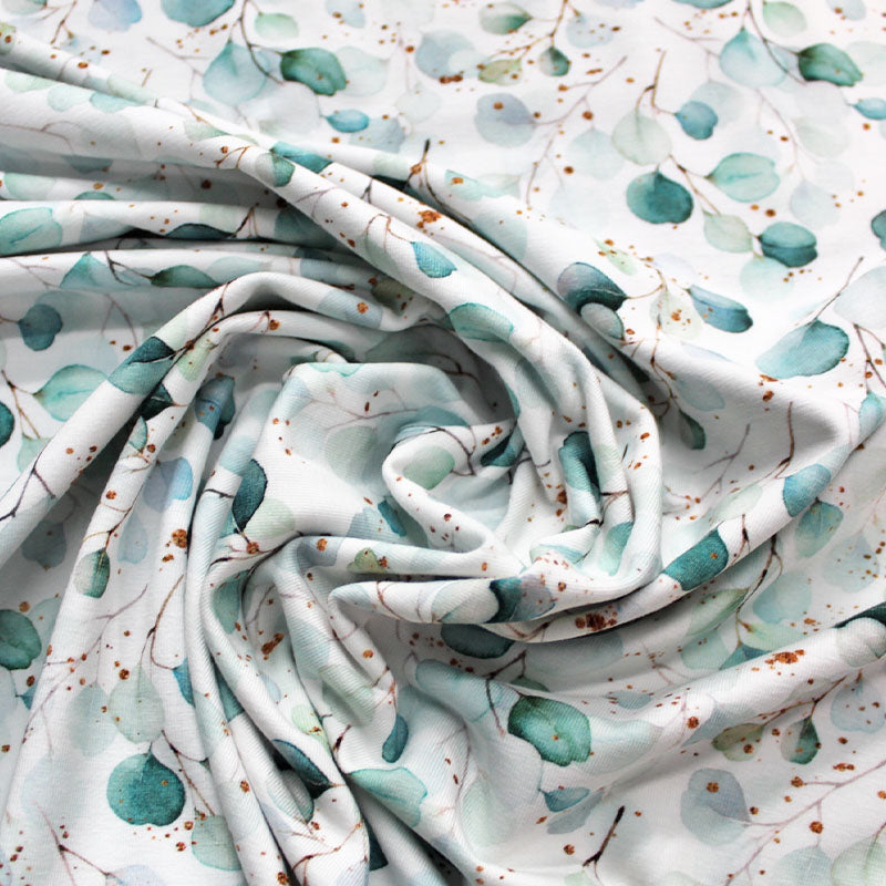 Patterned cotton jersey fabric online